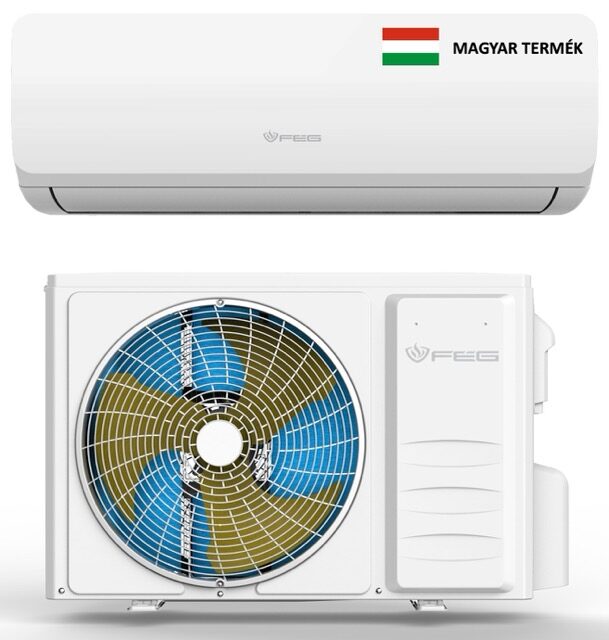 FÉG Standard oldalfali split klíma (R32, 2,5 kW)